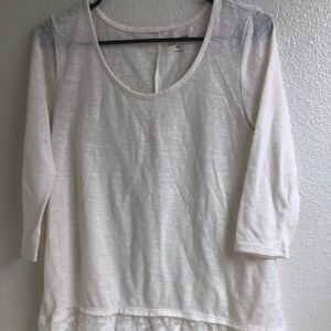 White long sleeve shirt